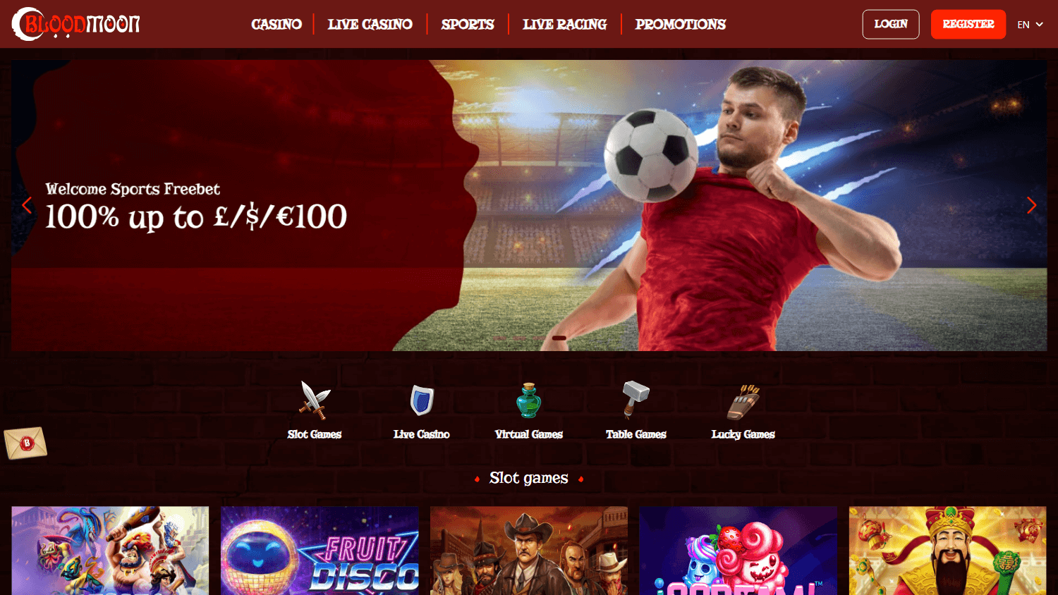 Blood Moon Casino Desktop screenshot